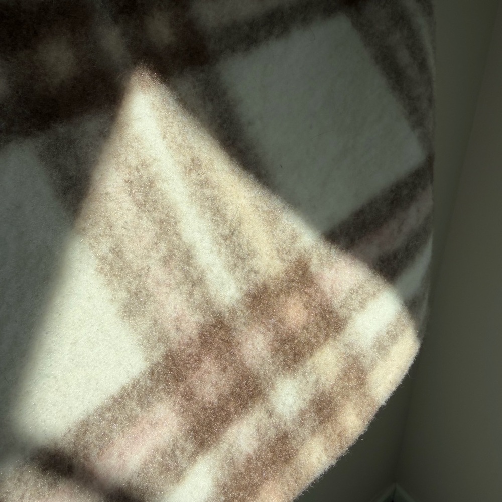 Plaid Jacket- hooded (Taupe Brown) - Picture 6 of 9